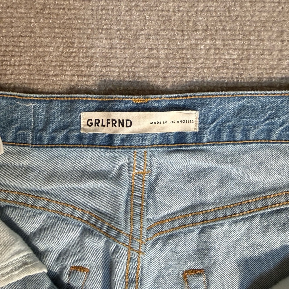 GRLFRND NWOT Lauren Super Loose Wide Leg in Sin City Size 28 Trendy Y2K Relaxed - Picture 10 of 13